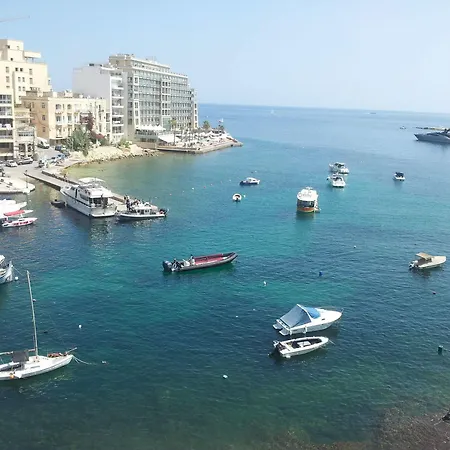 Spinola Bay Floor Seafront 3 Bedroom With Panoramic Sea Views - By Getawaysmalta Apartment *
