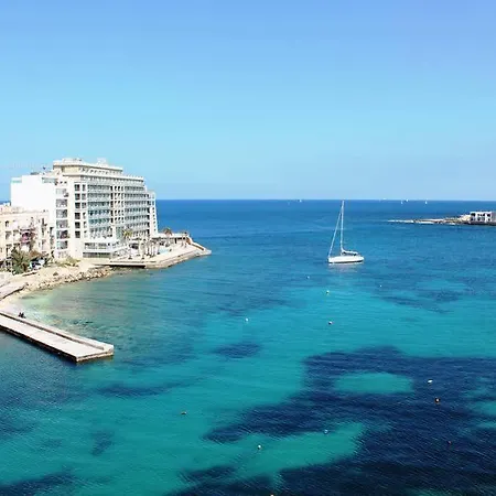 Spinola Bay Floor Seafront 3 Bedroom With Panoramic Sea Views - By Getawaysmalta Apartment