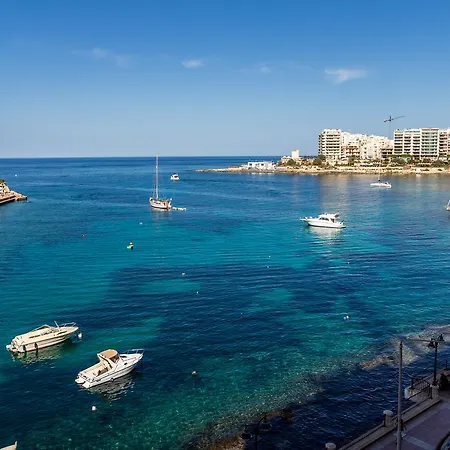 Apartman Spinola Bay Floor Seafront 3 Bedroom With Panoramic Sea Views - By Getawaysmalta *