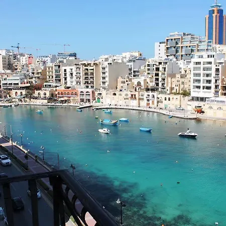 Spinola Bay Floor Seafront 3 Bedroom With Panoramic Sea Views - By Getawaysmalta Apartman