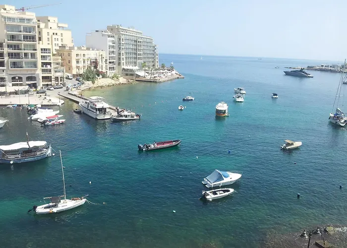 Spinola Bay Floor Seafront 3 Bedroom With Panoramic Sea Views - By Getawaysmalta Daire *