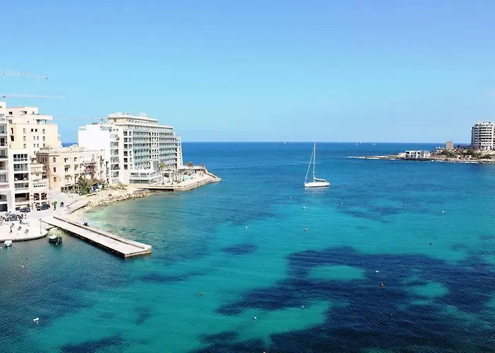 Spinola Bay Floor Seafront 3 Bedroom With Panoramic Sea Views - By Getawaysmalta Apartamento