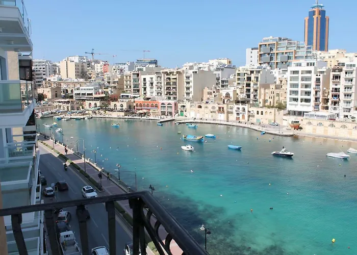 Spinola Bay Floor Seafront 3 Bedroom With Panoramic Sea Views - By Getawaysmalta Daire
